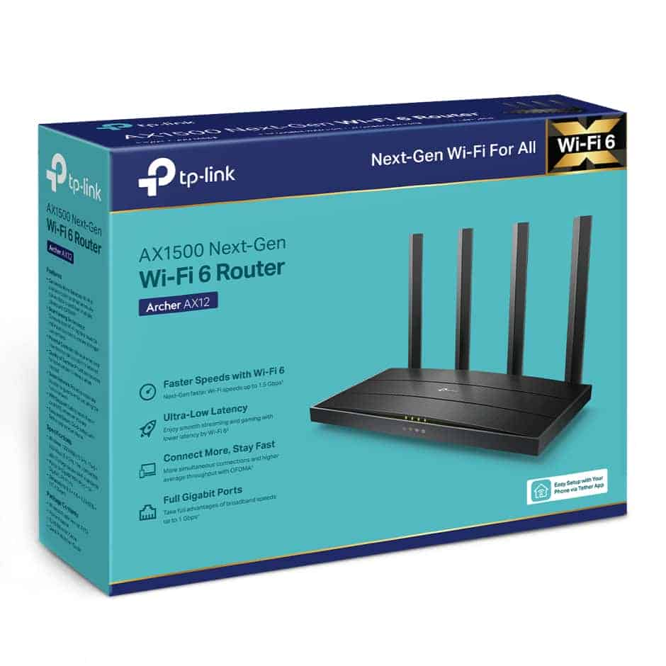 (image for) tp-link Archer AX12 Dual-Band WiFi 6 Router